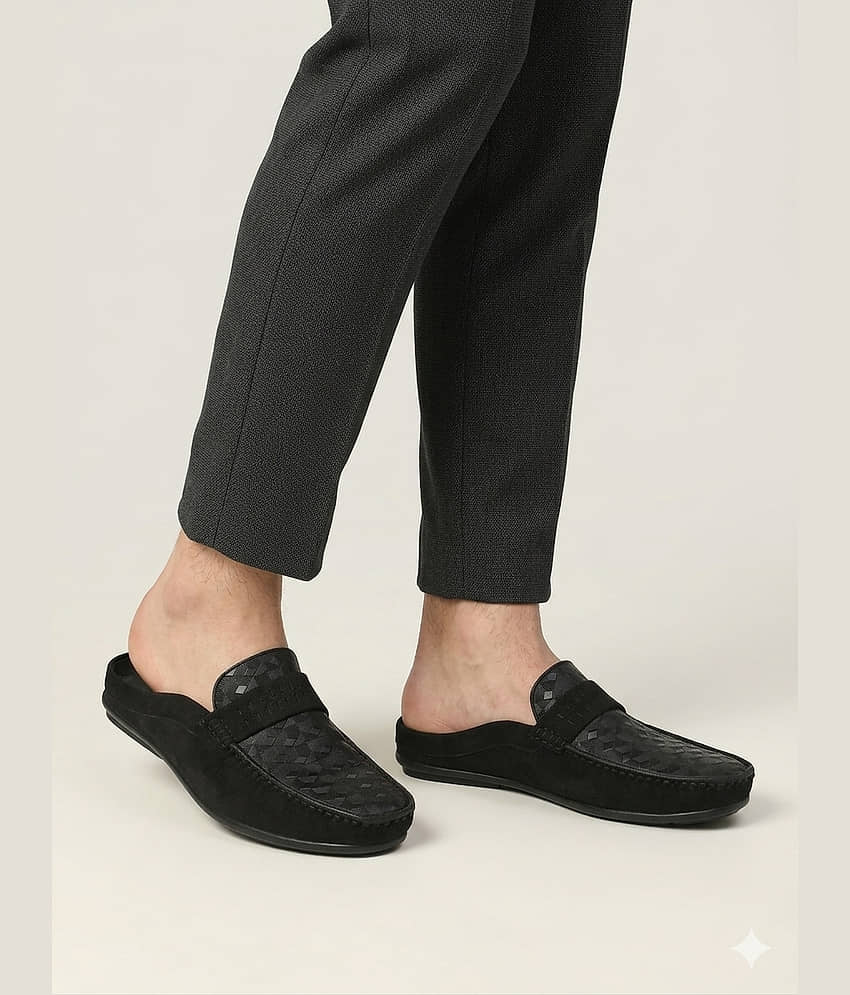 Sir Corbett SS26 Men's Casual Mules Black Men's Mules Shoes