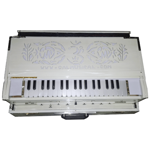 Special White Premier Scale Changing Harmonium