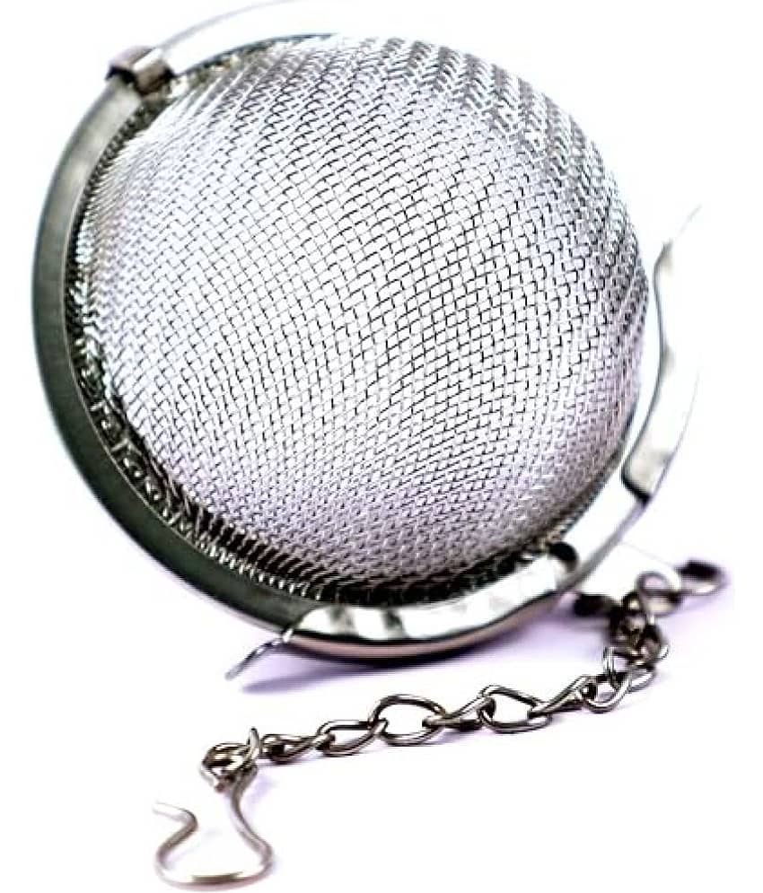Shopeleven Silver Steel Strainer ( Pack of 1 )