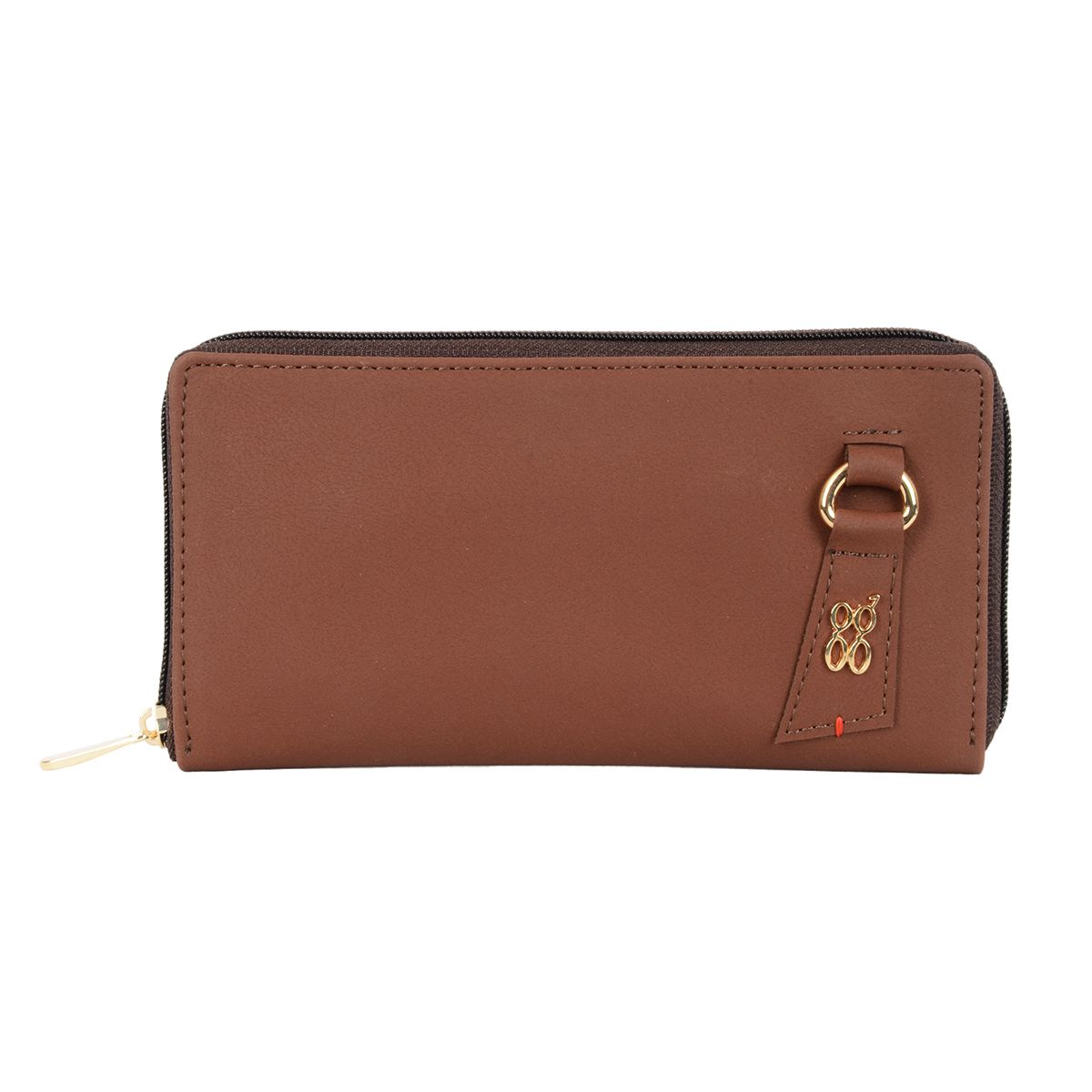 PEEPS WALLETS ZIPAROUND L BROWN