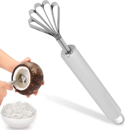 Stainless Steel Coconut Driller Knife and Coconut Meat Remover Scrapper Stainless Steel Coconut Driller Knife and Coconut Meat Remover Scrapper
