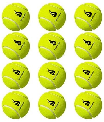 Shopeleven Green Medium Tennis Ball ( Pack of 11 & More )
