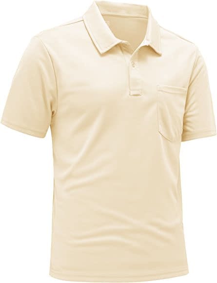 RATHNA APPARELS Men's Regular Fit Polo Neck T-shirt - Sandal (S- SIZE)