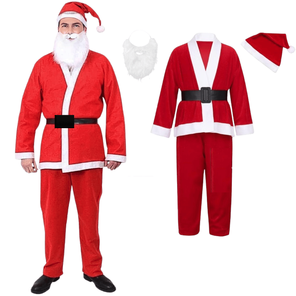 Santa Claus Christmas Costume for Adults
