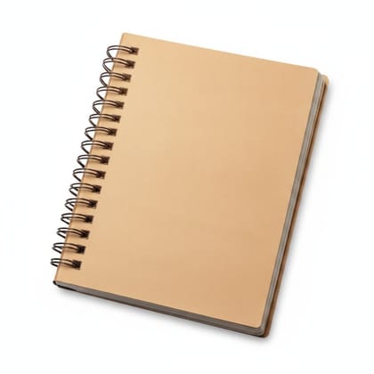 Kraft Paper Spiral Notebook