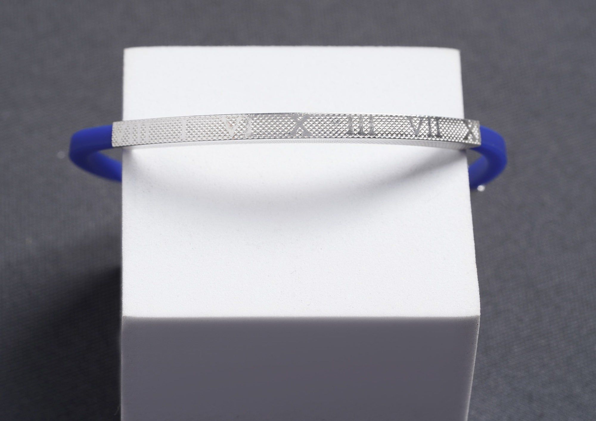 Blue Numeral Wrist Band