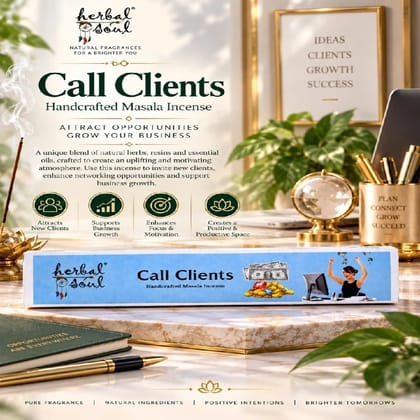 Call Clients Handcrafted Masala Incense Agarbatti