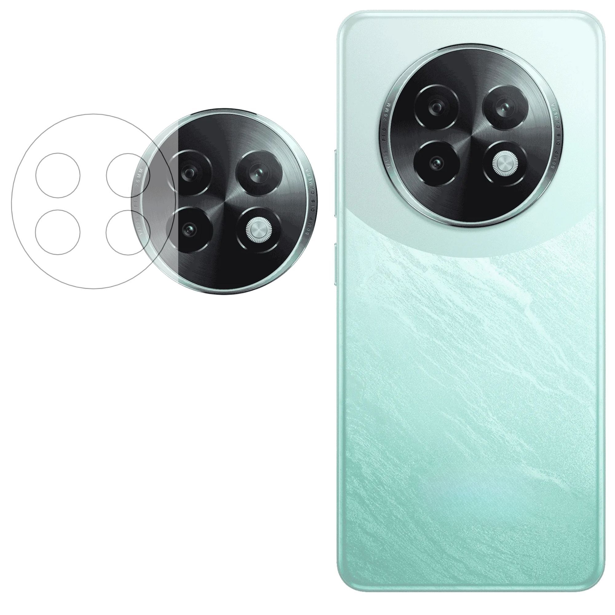 ISAAK Back Camera Lens Protector compatible for Realme 15 Lite 5G (Pack of 1)