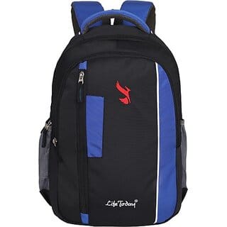 Life Today Large 33 L Laptop Backpack Laptop Backpack for Men and Women | Boys and Girls (Black)