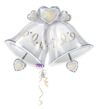 Wedding Bells SuperShape Balloon P35