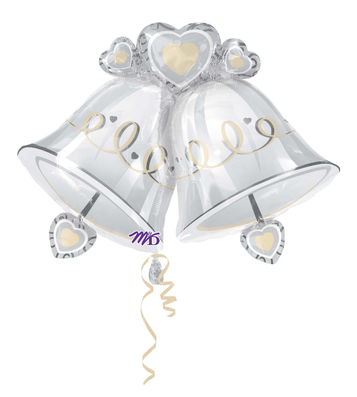 Wedding Bells SuperShape Balloon P35