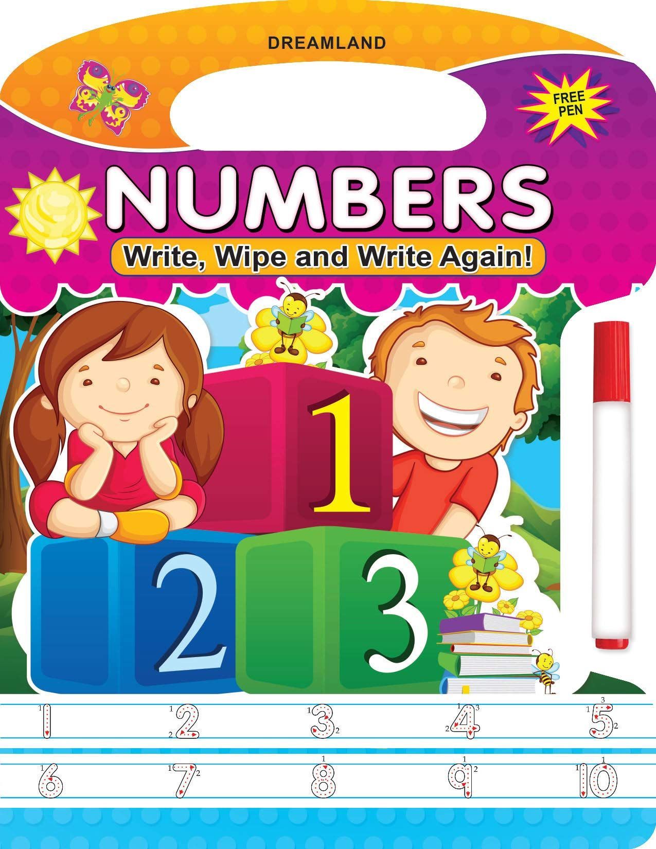 Write, Wipe and Write Again - Numbers [Unknown Binding] Dreamland Publications