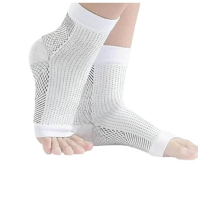 3_Pair Set Unisex Casual Cotton Printed Ankle Length Support Socks (Multicolor)-PID63406