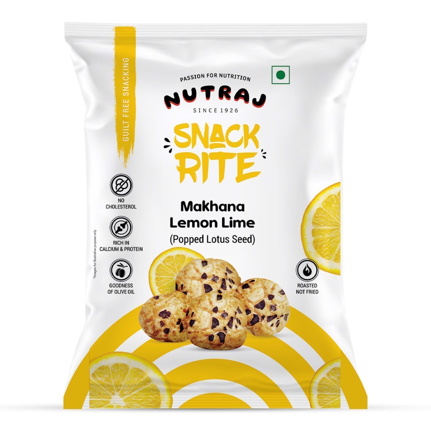 Nutraj Snackrite Flavoured Makhana Lemon Lime 15gm