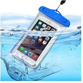 Universal Waterproof Case Phone Pouch for Swimming Hiking Biking Underwater Photography Rain Fits for All Mobiles (1) Multi