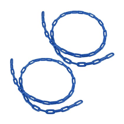 REZNOR Heavy Duty Thermoplastic Coated Metal Link Chain Set for Hammock Swing Indoor Outdoor