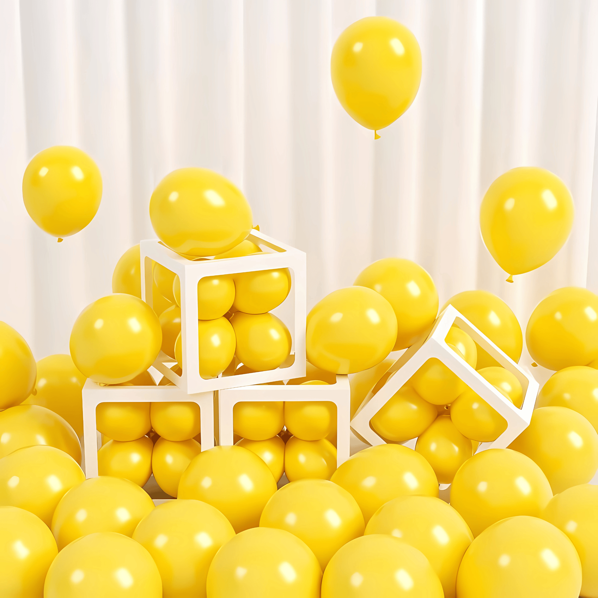 Yellow Latex  Balloons 10" - 50PC