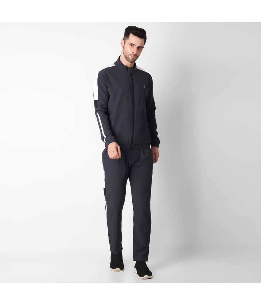 Forbro - Dark Grey Polyester Regular Fit Men's Tracksuit ( Pack of 1 )