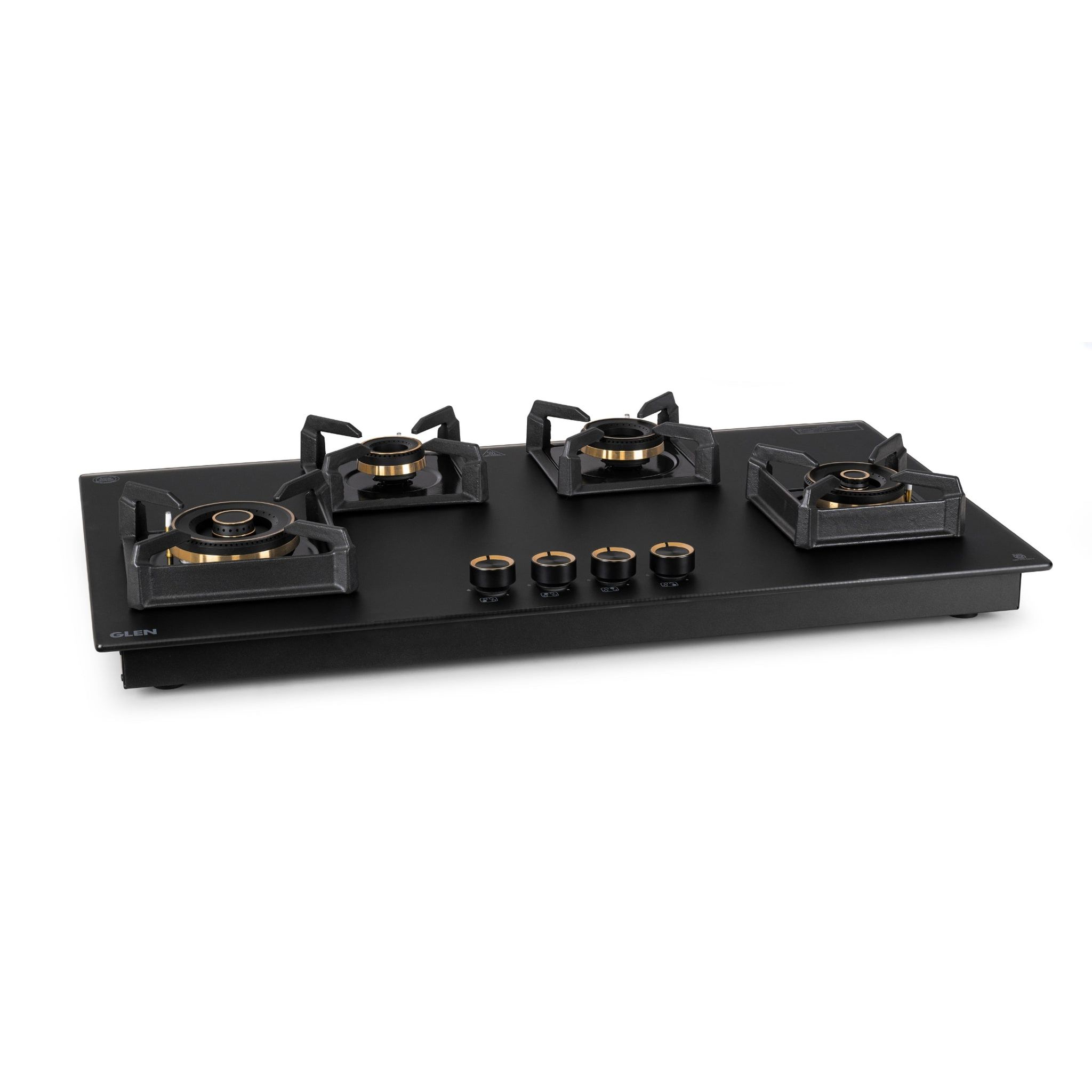 4 Burner DFVS Matt Glass Hob with 2 Triple Ring Total Brass Burners Auto Ignition (BH1094XLDFTHT2TRMG)