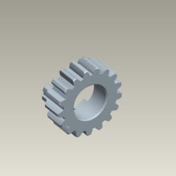 Hero Genuine Main Shaft 2nd Gear (17T) GEAR M2 17T for HF 100, HF Deluxe, Splendor Plus, Passion Pro, Passion Xpro, HF Dawn, Splendor Pro & Splendor NXG | Precision Gear Ratio | OEM Fit | High Durability - 23431GN5910S