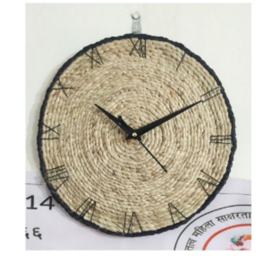 Jute Wall Clock  Item # J1023 