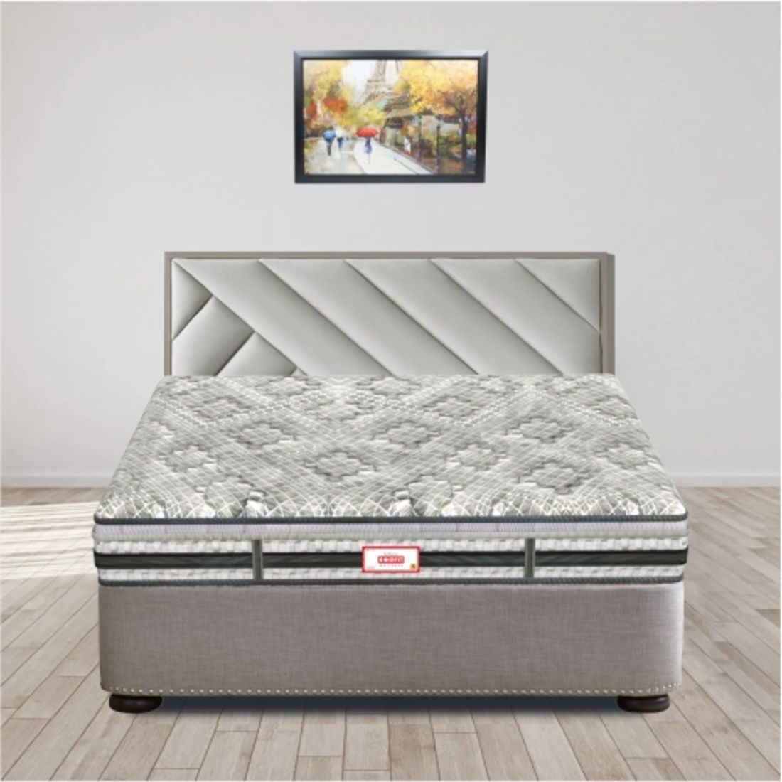 Coirfit Memospa Orthopedic Euro Top With SRTX Technology 6 Inch Queen Size Memory Foam Mattress (72X60 Inches), Rebonded Foam Backcare,All Side Quilted,Soft Relax Comfort |15-Year Warranty