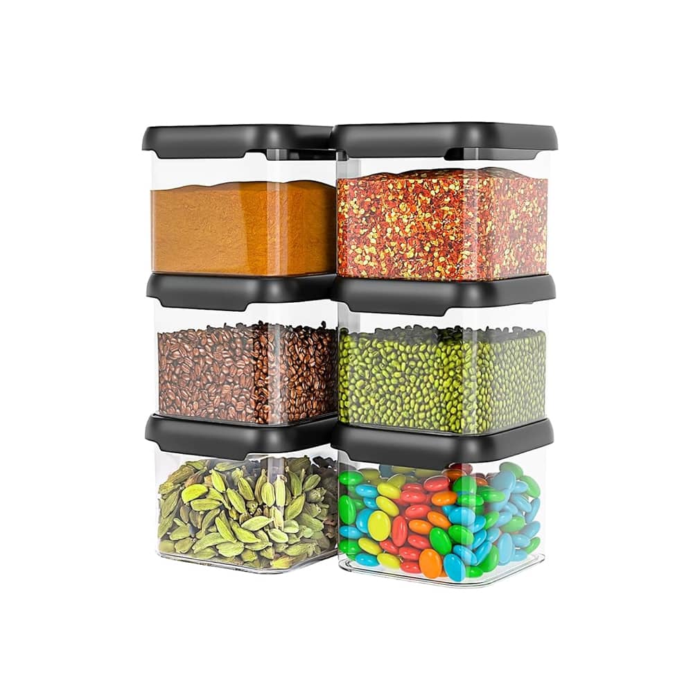 Craftlayout Pack Of 6 Masala Spice Jar 500 ml