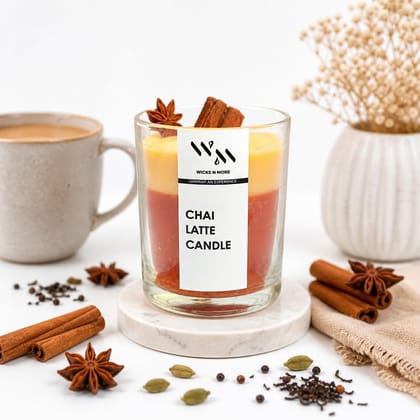 Wicks N More Latte Style Scented Candles | CAF Inspired Decorative Candle Wicks N More Latte Style Scented Candles | CAF Inspired Decorative Candle