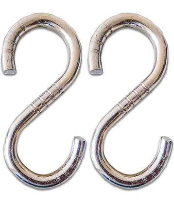 Laxmi Garden Zula Swing S Hook (Pack of 2) Set of 2 Stainless Steel Hooks