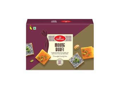 Haldiram's Veg Moong Dal Burfi  - 350 Gm - Pack of 2