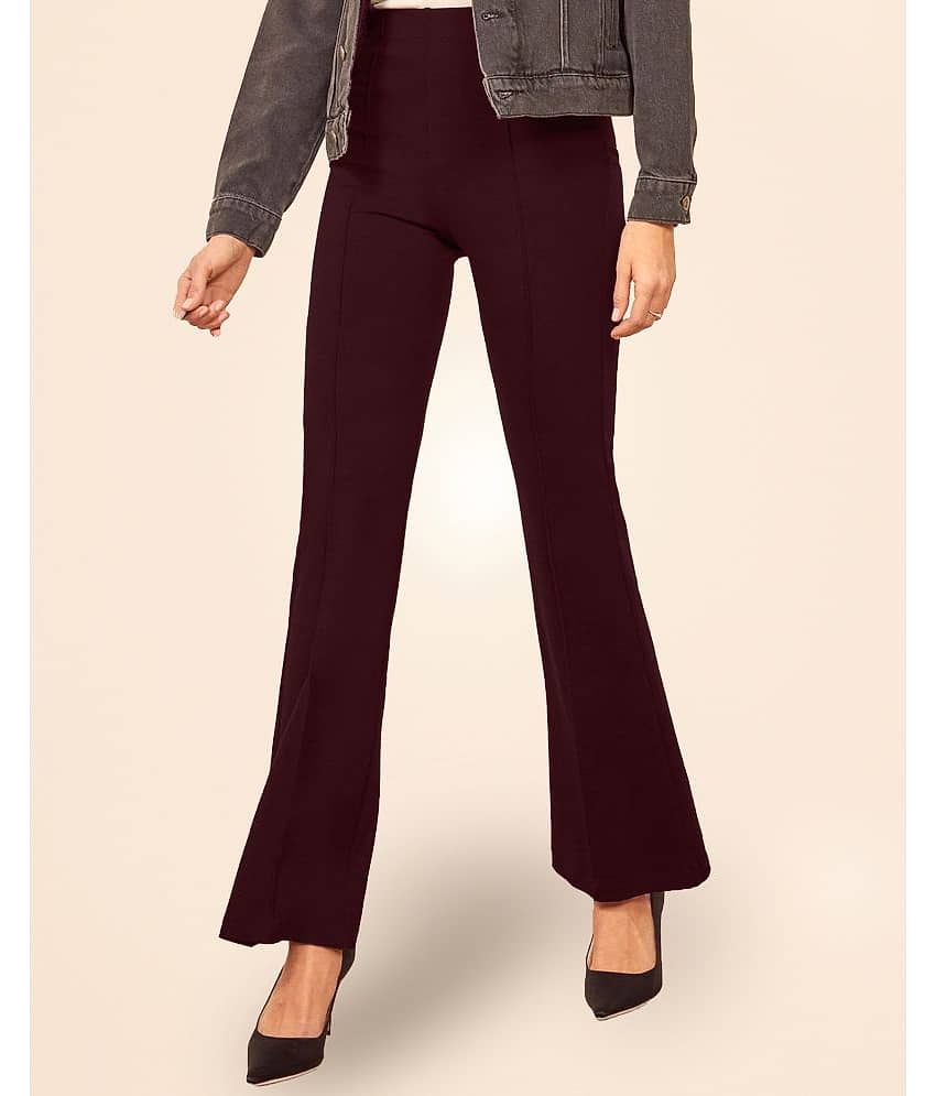 Addyvero Black Cotton Blend Bootcut Women's Bootcut Pants ( Pack of 1 )