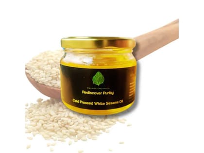 Cold Pressed White Sesame Oil - 250 Millilitre Cold Pressed White Sesame Oil - 250 Millilitre