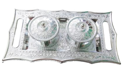 Multipurpose Decorative Multi Storage Mukhwas Dani / Serving Tray