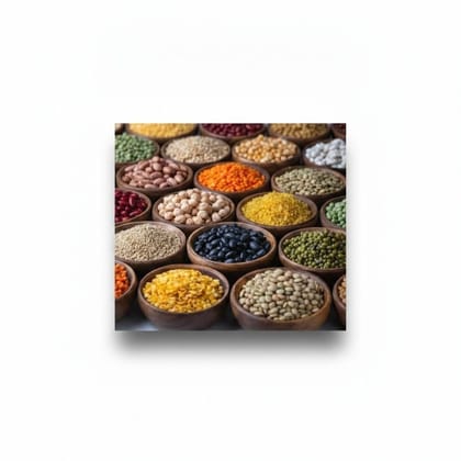 Assorted Premium Pulses and Lentils Collection - 60 kg - Bulk pack of assorted pulses