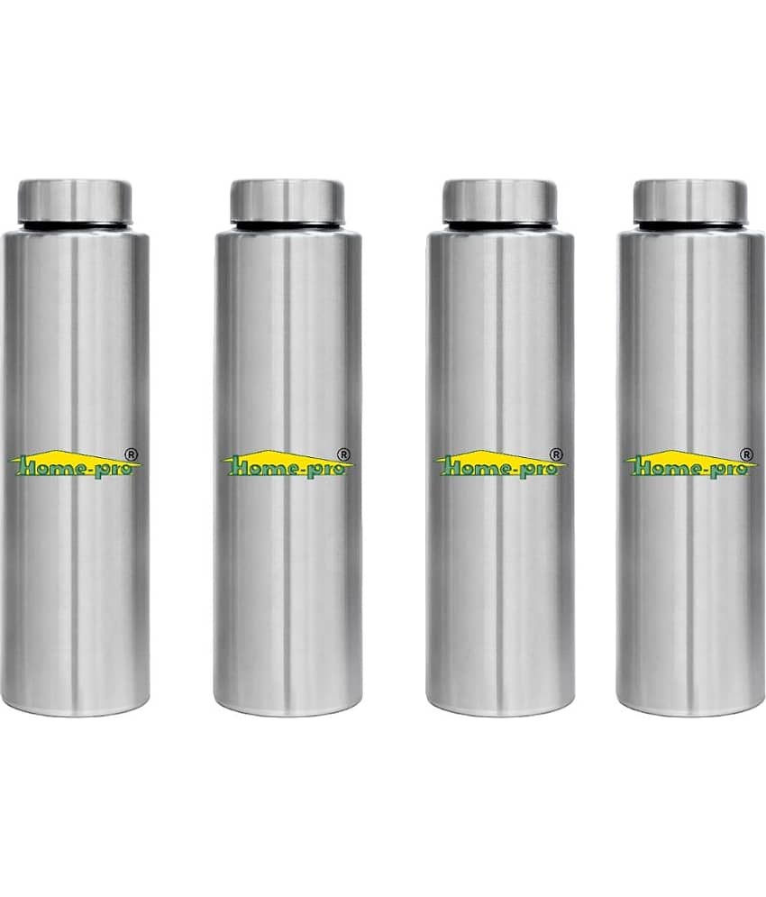 HomePro - Stainless Steel Bottle 100% leak proof Pack of 3 for Home | Gym | Fridge | School | Office | Trekking & Hiking Bottle