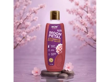 WOW Skin Science Moon Petal (Ubtan) Body Wash, Ubtan & Ceramide Creamy Gel - 275 ml WOW Skin Science Moon Petal (Ubtan) Body Wash, Ubtan & Ceramide Creamy Gel - 275 ml