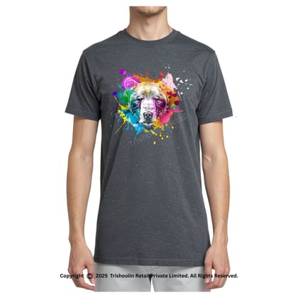Trishoolin T-Shirt Design 10274MB | Regular Fit | Crew Neck / Round Neck Half Sleeve | Pack of 1