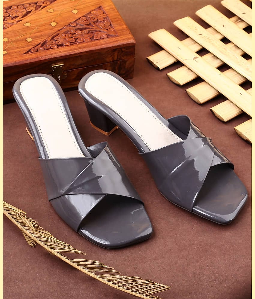 Paduki Gray Women's Slip On Heels