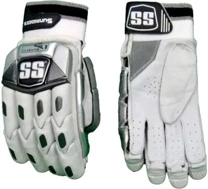 SS Gladiator Cricket Batting Gloves: Polyurethane and Leather (Size - MENS LH) by Total Sporting And Fitness Solutions Pvt Ltd