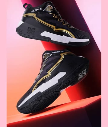 Vector X GRIP-X Sneakers Black Basketball Shoes