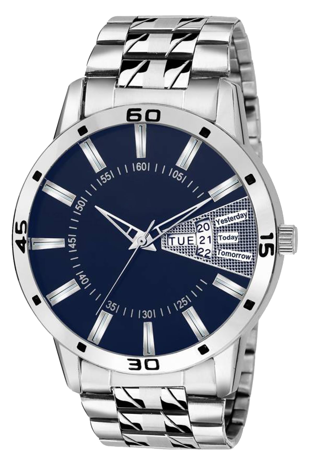 Blue Day Date Analog Watch for Men LR102