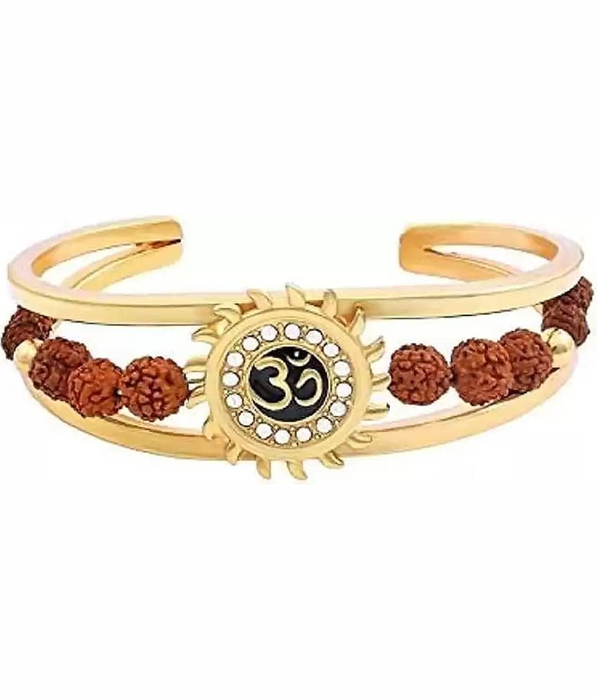 HEER COLLECTION - Gold Religious Bracelet ( Pack of 1 )