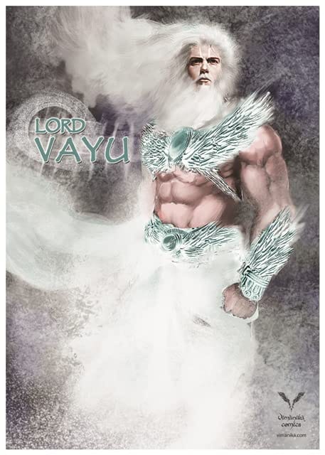 Vimanika Comics Lord Vayu Printed Poster Pack of 1 Pcs