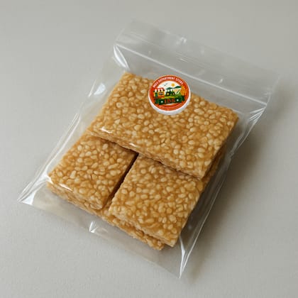 Indu Department Store's til chikki (sesame brittle)