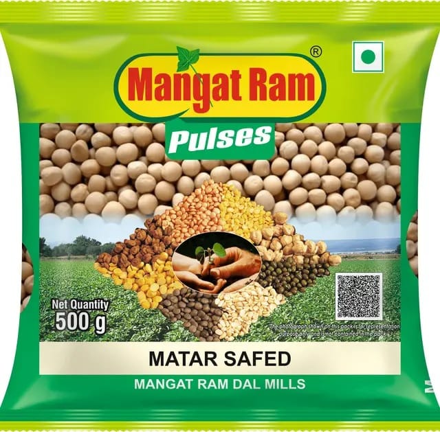 Mangat ram matar safed 500 gm