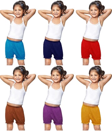 dixcy josh - Multi Cotton Girls Bloomers ( Pack of 6 )