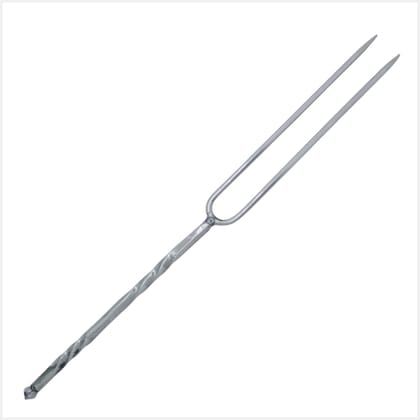 Traditional Hair Detangler Rod | 21 cm Length | Stainless Steel | Tangled Fixer | U Shape Tool for Curly Wavy Hair | Pain-Free Detangling | Styling | Sikku Kambi (Traditional Tamil Tool)