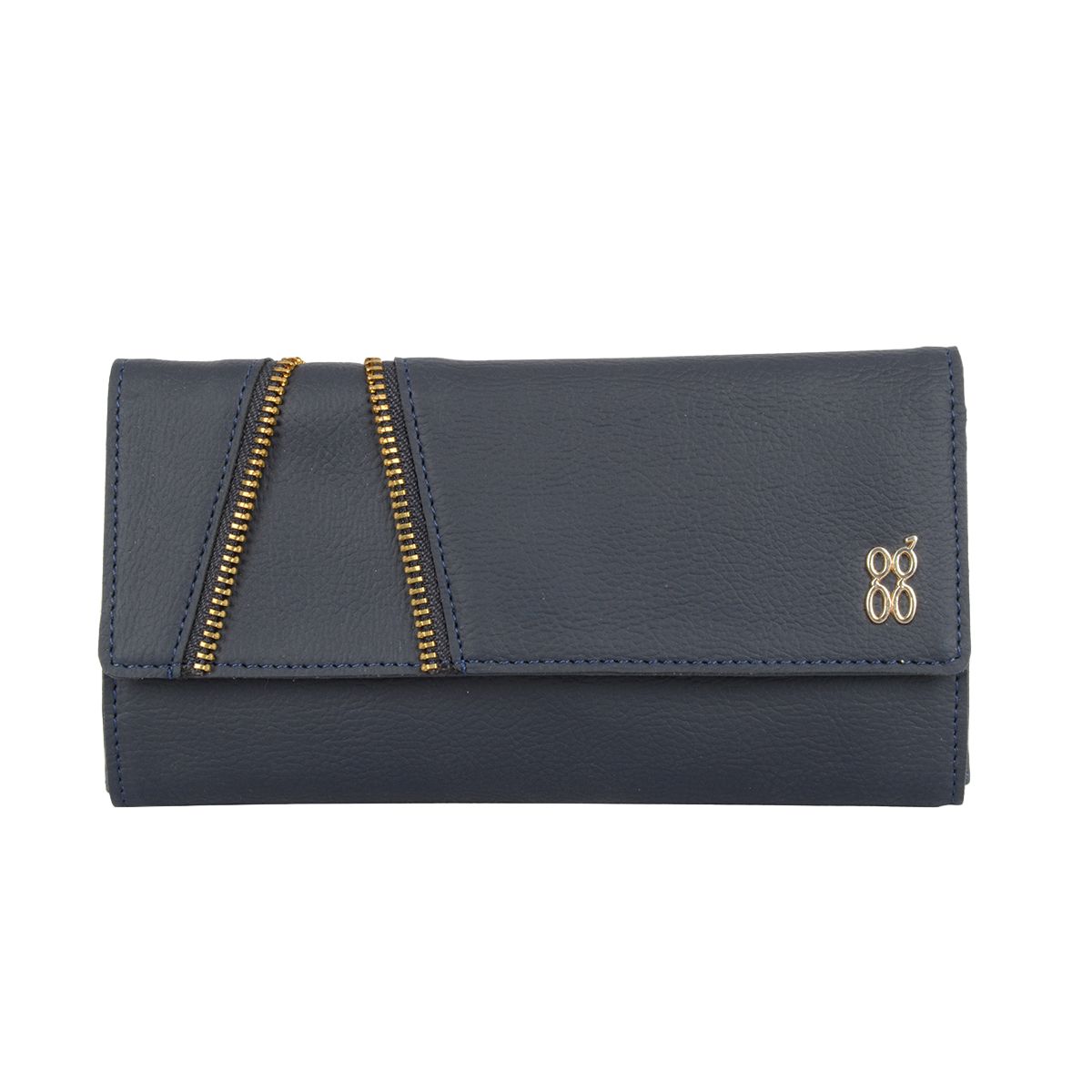 RALPH WALLETS 3 FOLD L NAVY BLUE