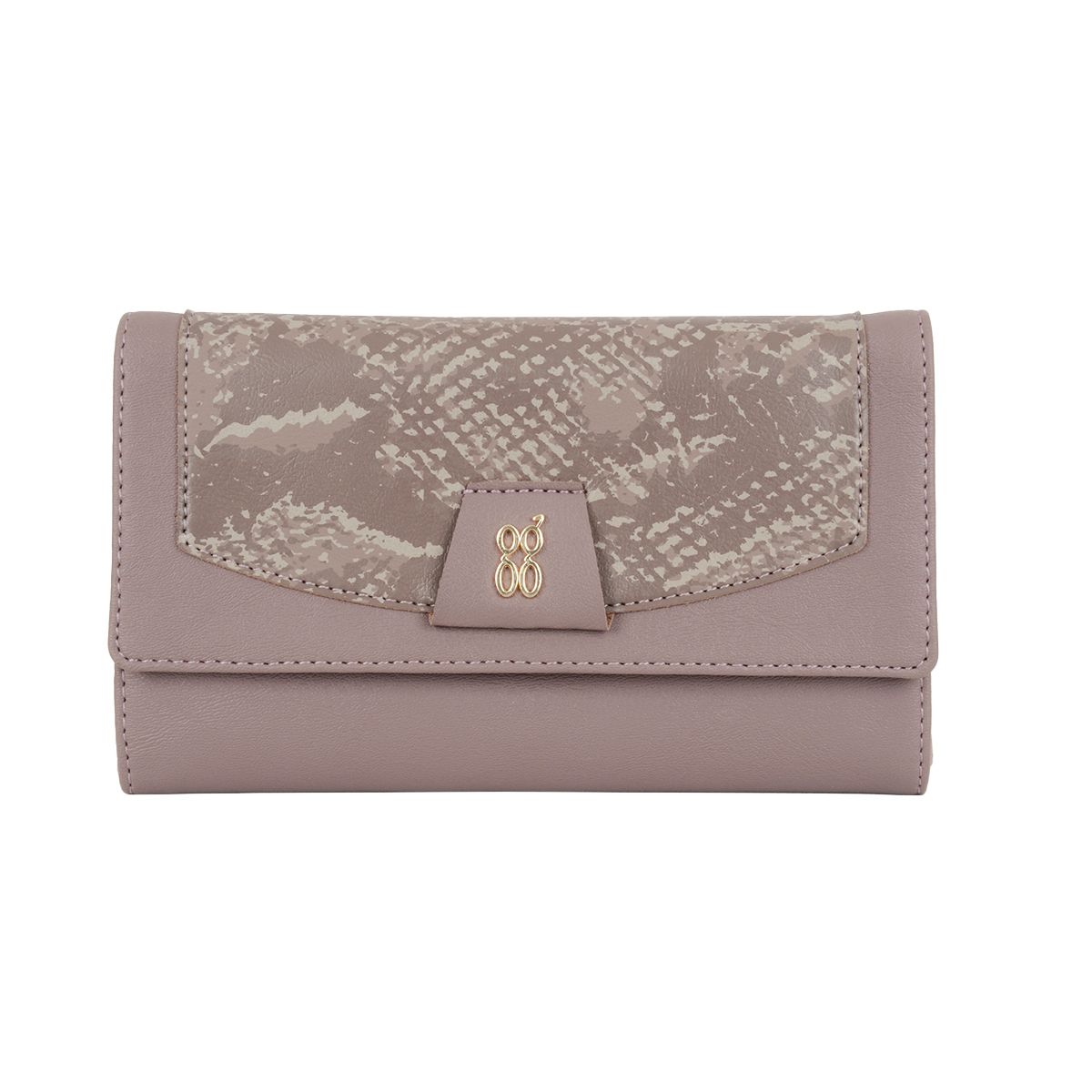 GRIM WALLETS 3 FOLD L LILAC CHALK