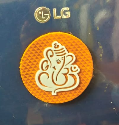 Ganpati handmade product with stand.